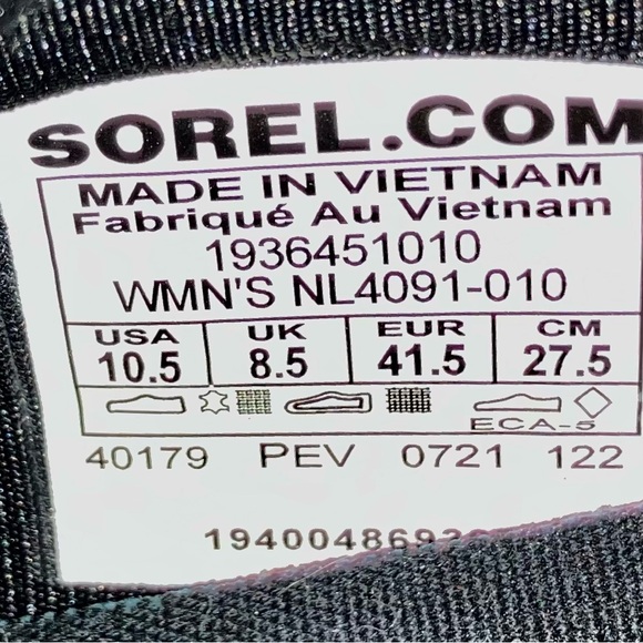 Black Sorel Out and About women’s size 10 - Picture 2 of 14